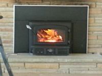 Wood Burning Fireplace Insert